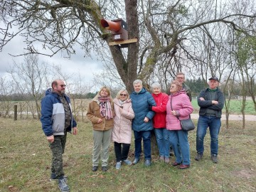 Budki lęgowe dla sowy pójdźki w BPK w ramach projektu „Z Przyrodą na Ty”, 